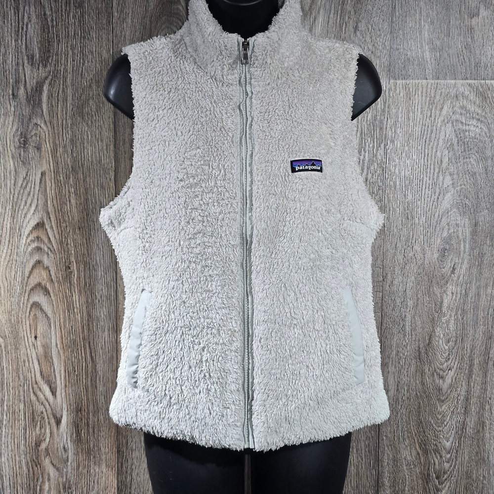 Patagonia Los Gatos Vest‎ Full-Zip Fleece Gray Women's Medium